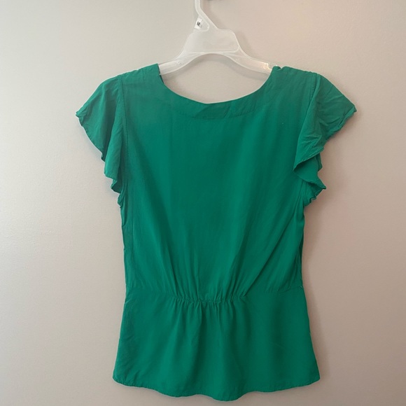 J. Crew ruffle sleeve blouse - Picture 2 of 3
